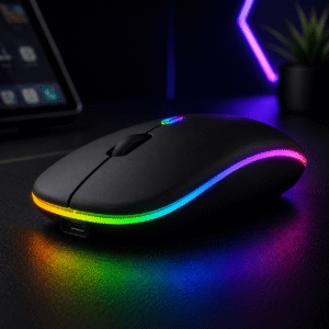 Wireless RGB Maus – Bluetooth & 2.4G Dual Mode