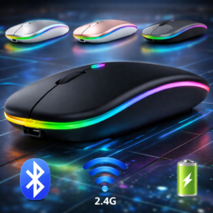 Wireless RGB Maus – Bluetooth & 2.4G Dual Mode