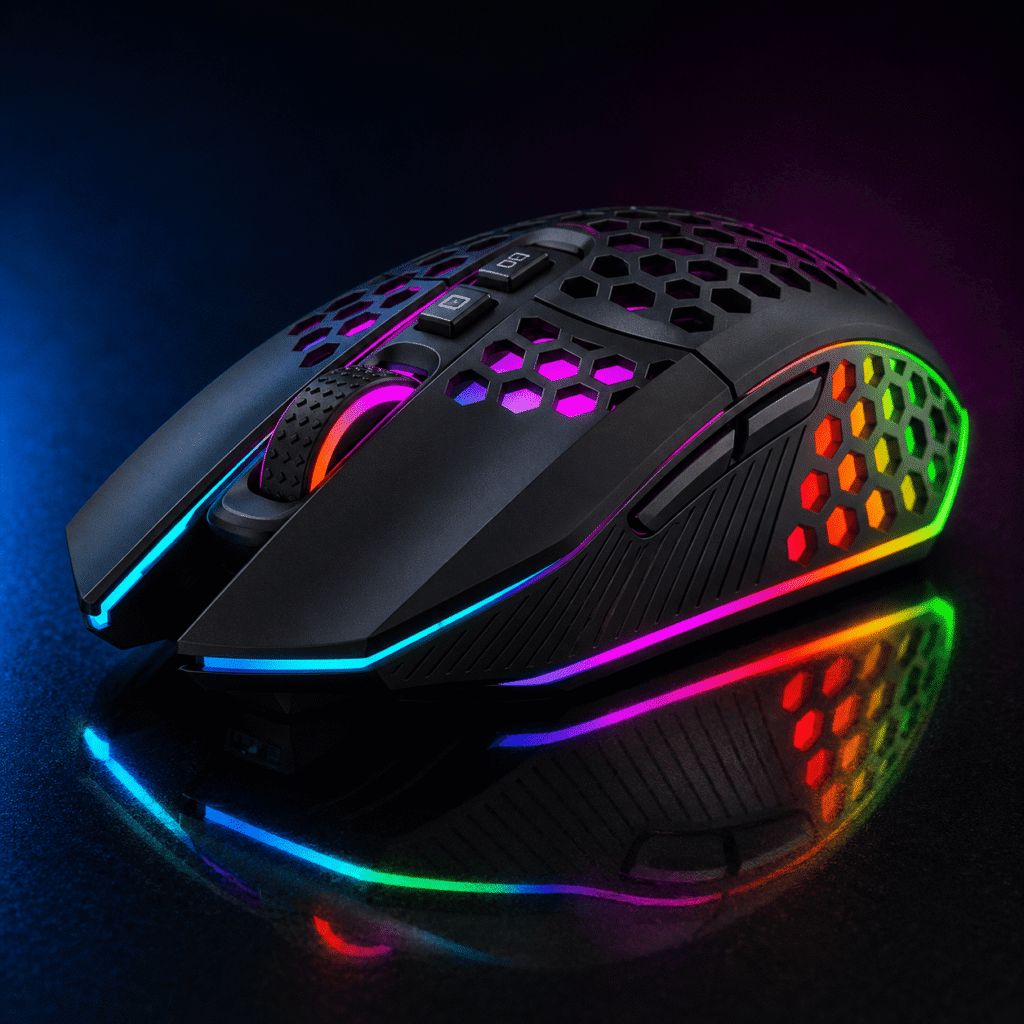 HXSJ T500 RGB Wireless Gaming Maus