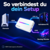 FIFINE V3 – Verbindung von Konsole, Aufnahme-PC und Monitor