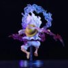 Luffy Gear 5 – Rückansicht mit violetten Effektteilen